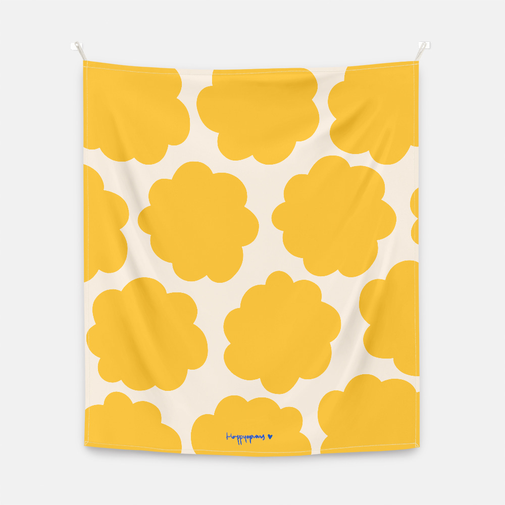 뚜누 김현지 작가 Flower in dreams Sunflower Yellow 패브릭 포스터
