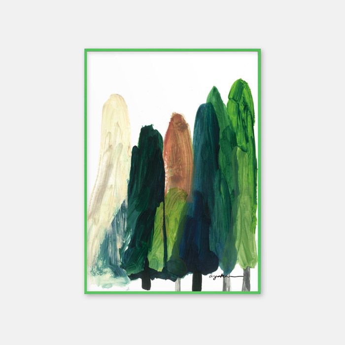 뚜누 AYAKA 작가 마키노가이케 공원의 나무 (牧野が池緑地の木) 포스터
