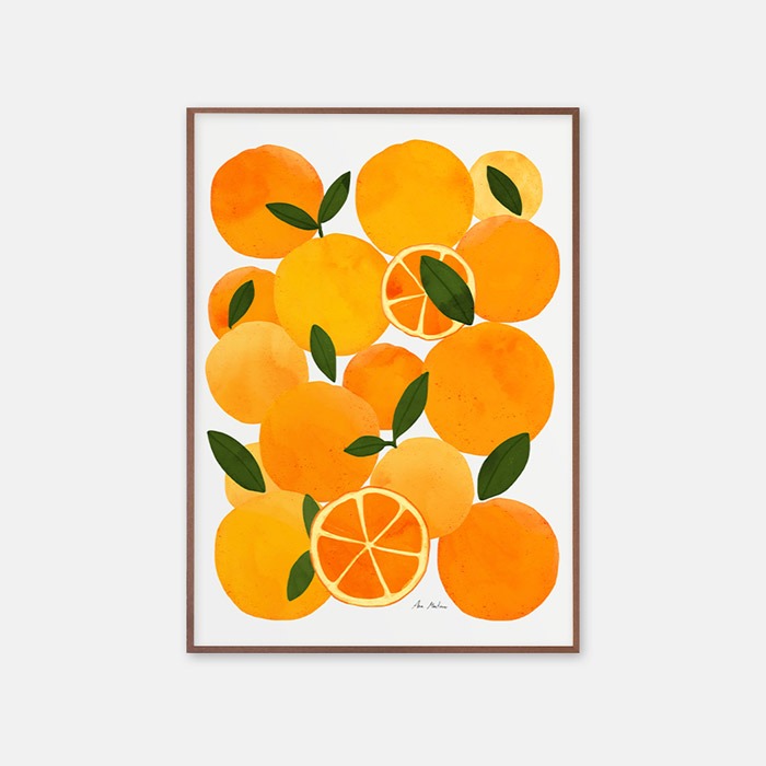 뚜누 Ana 작가 Still Life of Oranges 포스터