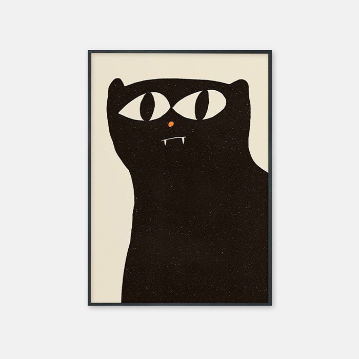 뚜누 에니코 작가 검은 고양이 no 01 포스터