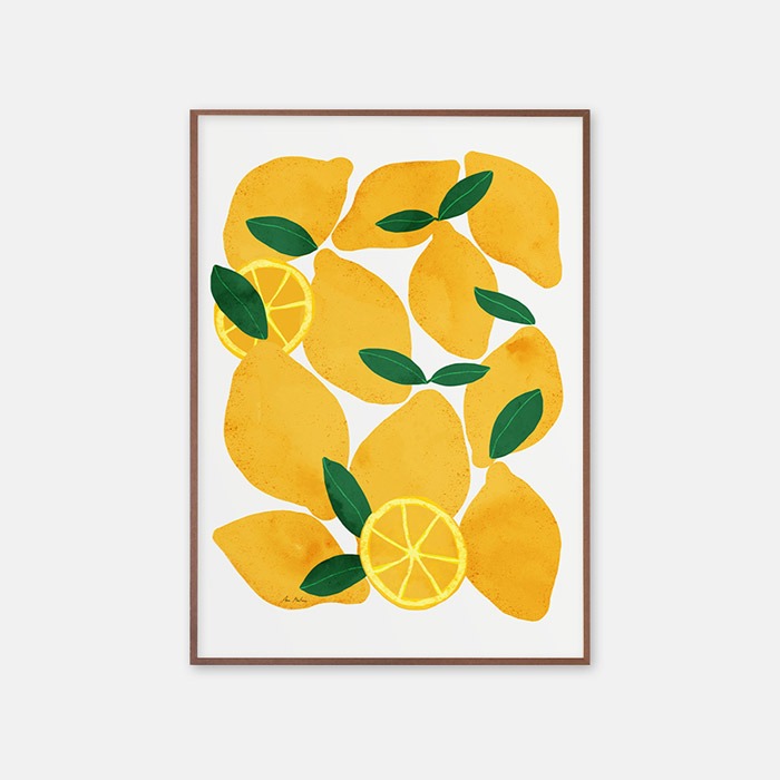 뚜누 Ana 작가 Still Life of Lemons 포스터
