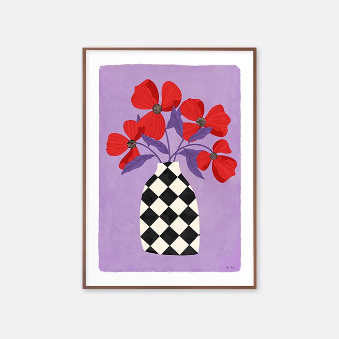 뚜누 Ana 작가 Vase with poppies 포스터
